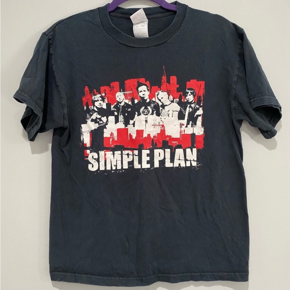 Simple Plan 2005 US Tour Shirt Size Medium